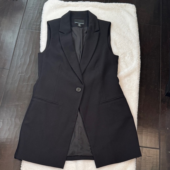Cynthia Rowley Jackets & Blazers - Cynthia Rowley Black Sleeveless Blazer Vest Size S